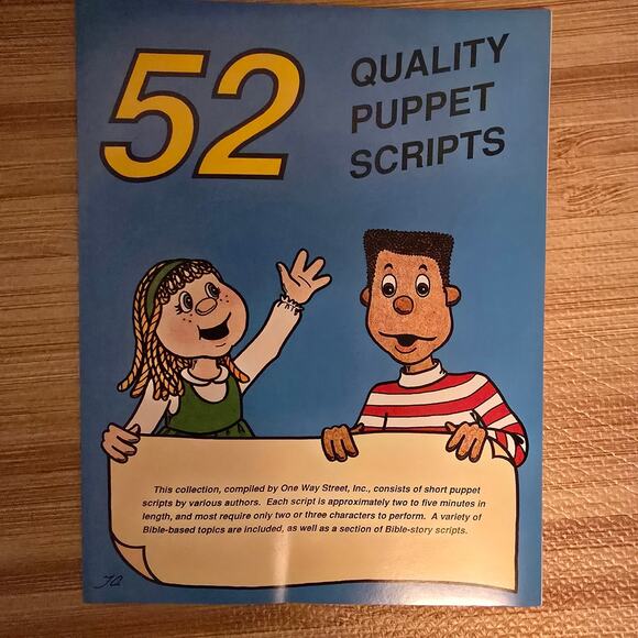 52 Quality Puppet Scripts Paperback - Picture 1 of 7